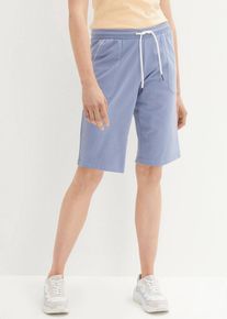 Bermuda en molleton 100% coton - bleu - taille 50/52 (XL) - 100% coton - bonprix