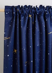 Panneau occultant imprimé étoile (1 pce.) - bleu - taille 225x135 cm - bonprix