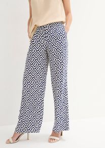 Pantalon palazzo - bleu - taille 40 - bonprix