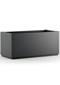 Casaria Bloempot Ethica Antraciet plastic 80x36x36cm