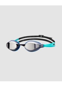 arena Swim Goggles - Unisex - silver-navy-water - Size: One size fits all - Air Speed Mirror Goggles