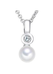 Valero Pearls Kette Damen silber / transparent / perlweiß Größe One Size