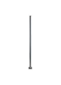 1 Fixing post, 145 cm, steel, grey