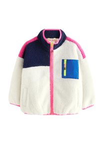 next Bluza polarowa dla dziewczynek niebieski / granatowy / różowy / biały Rozmiar 116