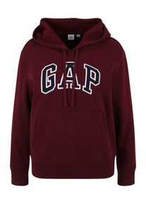 GAP Petite Dames Sweatshirt 'HERITAGE' donkerblauw / wijnrood / wit XS