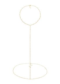 Elli Bauchkette Damen gold Größe 60