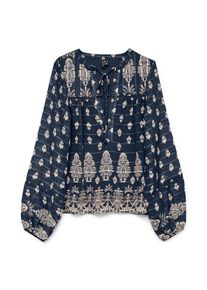 V&eacute;ro Moda VERO MODA Bluzka 'VMHEDI' dla kobiet granatowy / offwhite Rozmiar XS