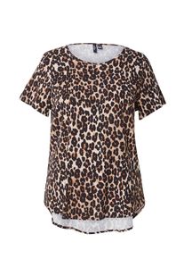 Vero Moda Curve Bluse 'VMCBELLA Damen beige / braun Größe XXL