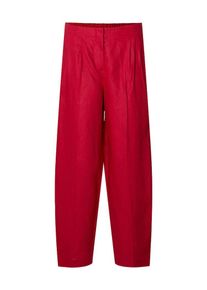 Selected Bundfaltenhose 'SLFBARREL LIA' Damen blutrot Größe 42