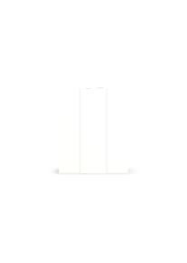 Pickawood Sliding door wardrobe white Premium decor