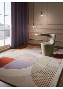 benuta Finest Ullteppe Adam Flerfarget 200x300 cm Geometrisk,Miks av strukturer,Trend Look