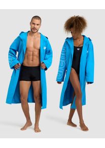 arena Bathrobe - Unisex - blue-white - Size: XL - arena Zeal Plus Robe