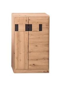 Xxxl Schuhschrank , Grau, Eichefarben , Holzwerkstoff , 4 Fächer , 66x105x38 cm , Beimöbel erhältlich , Holzmöbel, Garderobe Holz, Schuhschränke Holz