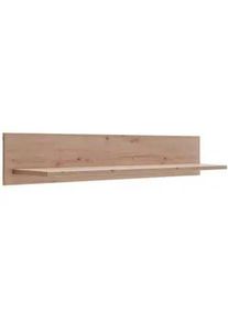 Mid.you Wandboard , Eichefarben , Holzwerkstoff , 160x24x25 cm , Made in Eu , Wohnzimmer, Regale, Wandboards
