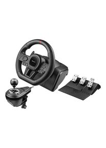 Tracer SimRacer - wheel pedals and gear shift lever set - wired - Wired Steering wheel & Pedal set - Sony PlayStation 4 *DEMO*