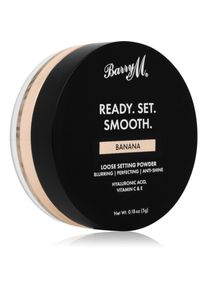 Barry M Ready Set Smooth mattifying loose powder shade Banana 5 g