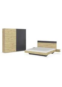 Rauch Boxxx Schlafzimmer , Dunkelgrau, Eiche Artisan , Holzwerkstoff , 2 Fächer , Blauer Engel, Goldenes M, Made in Germany , Beimöbel erhältlich, in verschiedenen Größen erhältlich, in verschiedenen Holzdekoren erhältlich,Typenauswahl, in verschiedenen Holz-Dekoren erhältlich , Schlafzimmer, Komplette Schlafzimmer und Serien, Schlafzimmerserien