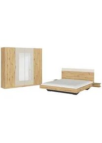 Rauch Boxxx Schlafzimmer , Champagner, Eiche Artisan , Glas, Holzwerkstoff , 2 Fächer , Blauer Engel, Goldenes M, Made in Germany , Beimöbel erhältlich, in verschiedenen Größen erhältlich, in verschiedenen Holzdekoren erhältlich,Typenauswahl, in verschiedenen Holz-Dekoren erhältlich , Schlafzimmer, Komplette Schlafzimmer und Serien, Schlafzimmerserien
