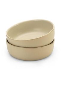 onomao Kleine Suppenschüssel (2 Stück) Natur-Beige