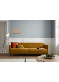 Andas 3-Sitzer »Raadal«, In Skandinavischem Design, Knopfheftung, Design By Morten Georgsen goldfarben, Größe B/H/T: 224 cm x 74 cm x 84 cm B/H/T:...