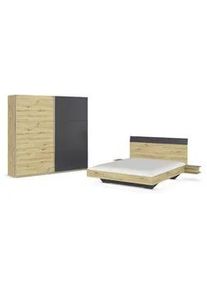 Rauch Boxxx Schlafzimmer , Dunkelgrau, Eiche Artisan , Holzwerkstoff , 2 Fächer , Blauer Engel, Goldenes M, Made in Germany , Beimöbel erhältlich, in verschiedenen Größen erhältlich, in verschiedenen Holzdekoren erhältlich,Typenauswahl, in verschiedenen Holz-Dekoren erhältlich , Schlafzimmer, Komplette Schlafzimmer und Serien, Schlafzimmerserien