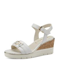 Tamaris Sandale Damen gold / weiß Größe 38