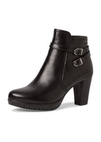Tamaris Stiefelette Damen schwarz / silber Größe 35