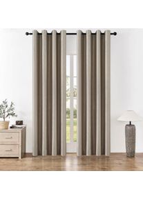 4Home Stripe sötétítő függöny bézs, 150 x 250 cm, bézs