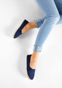 Espadrilles - blauw - maat 37 - vegan - bonprix