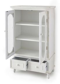 Kast - wit - maat 110x68 cm - bonprix