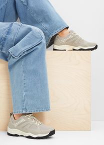 Chunky sneakers - grijs - maat 40 - vegan - bonprix