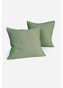 Piqué plaid - groen - maat 280x240 cm - bonprix