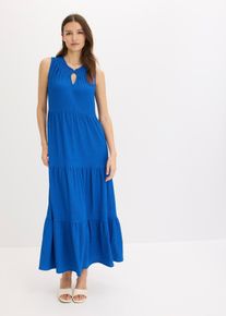 Jersey jurk - blauw - maat 44/46 (L) - bonprix