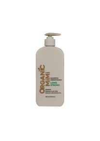 ORGANIC MIMI - Shampoo Rinforzante Long Strong Olio di Macadamia, succo di Aloe Vera, Arginina 400 ml unisex