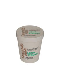 ORGANIC MIMI - Shampoo Scrub Pulizia e Vitalità Long Strong Olio di Oliva, succo di Aloe Vera, estratto di Melissa Trattamenti e maschere per cuoio