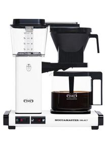 Moccamaster 53993 KGB Select Filterkaffeemaschine 1520 Watt Anti-Tropf-Mechanismus Wasserstandsanzeige automatische Abschaltung mattweiß