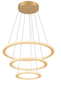 SLV ONE FLAT Pendelleuchte Deckenleuchte CCT-Switch 2700/3000K DALI 2/Touch dimmbar Pendellänge 300cm messing