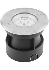 EVN Lichttechnik EVN MEERKAT LED Bodeneinbau, IP67, 100-240V, 6W, 3000K, 419lm, rund, Mediumstrahlend, EDS / alu (PC67106002NM)