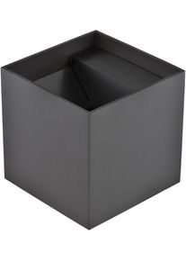 EVN Lichttechnik EVN CUBE LED Wandleuchte, 2-flmg. (up + down), IP54, 220-240V, 2x6W, 3000K, 2x400lm, anthrazit (L54121502RE)