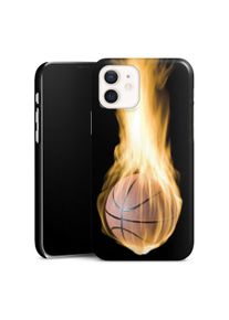 DeinDesign iPhone 12 coque premium brillant Fire Sports Basketball Coque Premium