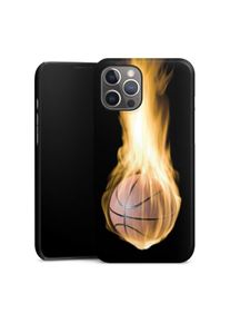 DeinDesign iPhone 12 Pro Max coque premium brillant Fire Sports Basketball Coque Premium