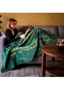 Il Signore degli Anelli - Coperta in pile dell'Unico Anello
