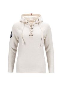 Amundsen Sports Womens Boiled Hoodie Laced Merinotrui Dames (M |wit)