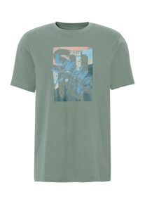 Heren T-shirt in groen ,maat S (44/46), WITT, 100% Katoen