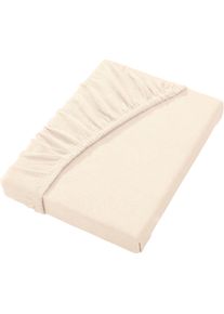 wäschepur unisex Napínacia plachta svetlobéžová veľkosť 2 ks 90 x 190 – 100 x 200 cm