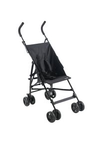 My Baby Lou Buggy , Schwarz , Textil , 4,7 Zoll , 45x99x73 cm , EN 1888 , 5-Punkte-Gurt, Doppelbremse , Baby on Tour, Kinderwagen, Buggys