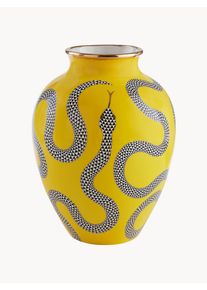 Jonathan Adler Porcelánová váza so zlatými akcentmi Eden, V 27 cm