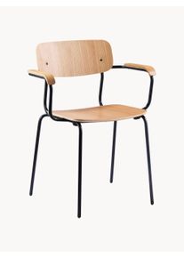 FDB Møbler FDB Møbler Ręcznie wykonane krzesło z drewna Holmen Beżowy Drewno S 60 x G 49 cm