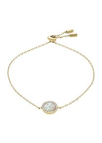 Fossil Dames Armband goud / mintgroen / transparant One Size