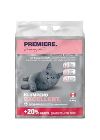 Premiere Excellent Babypuder Klumpstreu 12kg + 2,4kg gratis